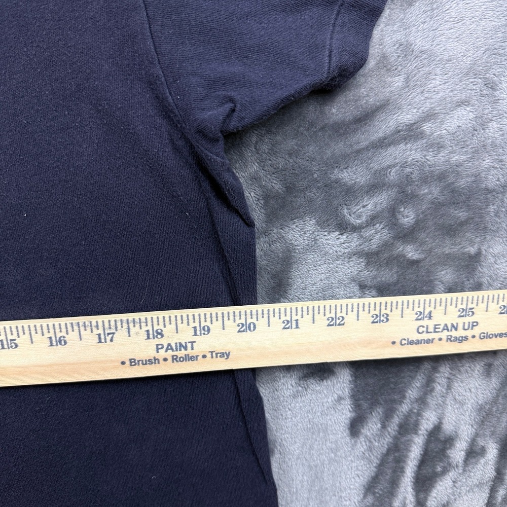 Abercrombie & Fitch T-Shirt Mens XL Blue Muscle Fit Distressed Moose Logo Tee - Picture 5 of 6
